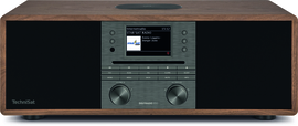 TechniSat DigitRadio 650 alles in 1 stereo hifi audio radio met DAB+ en FM ontvangst, internet radio, CD-speler en Bluetooth streaming, walnut