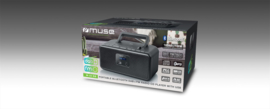 Muse M-32 DB draagbare Radio CD speler met DAB+, USB en Bluetooth, zwart