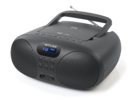 Muse MD-208 DB draagbare stereo Radio CD speler met DAB+ en FM, zwart