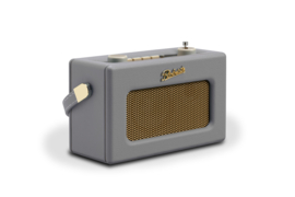 Roberts Uno BT retro DAB+ radio met FM en Bluetooth, grijs