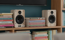 Pure Classic Active stereo geluidssysteem met HDMI, Bluetooth, DAB+ en FM radio, Wit Eiken