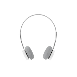 km5 Iichtgewicht stereo hoofdtelefoon Hp1 - Bluetooth EN bekabeld, wit
