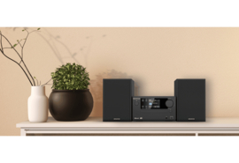 Kenwood M-725DAB stereo Hi-Fi systeem met DAB+ en FM radio, CD, USB en Bluetooth  zwart