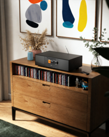 Majority Audio Quadriga Maxi 200 Watt stereo alles-in-1 radio met internetradio, DAB+, FM, CD, USB, Spotify en Bluetooth