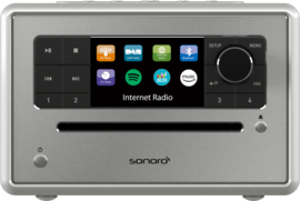 Sonoro Elite SO-910 V2 internetradio met DAB+, FM, CD, Spotify, Bluetooth en USB, zilver