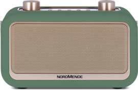 Nordmende Transita 30 draagbare retro DAB+ en FM stereo radio met Bluetooth, groen