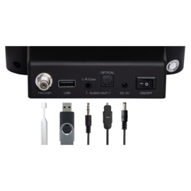 Imperial DABMAN i410 BT mini hifi tuner voor stereo installaties met internetradio, USB, DAB+, FM en Bluetooth, zwart