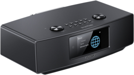 Kenwood CR-ST900S stereo smart radio alles in 1 Hi-Fi systeem met DAB+, FM, internetradio, USB, Auracast, Bluetooth en Spotify, zwart
