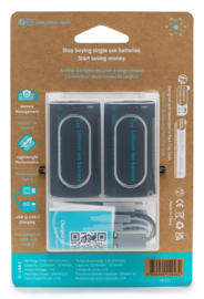Pale Blue D oplaadbare batterijen, Li-Ion 11.100 mAh, set van 2