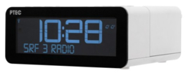 P TEC Tamaro stereo DAB+ wekkerradio met FM ontvangst en Bluetooth, OPEN DOOS