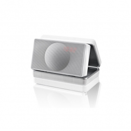 Geneva Model XS DAB+ / FM en Bluetooth reiswekkerradio met hifi sound, wit