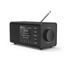 Hama DR1000 radio met DAB+ digital radio, FM en dubbel alarm