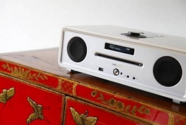 Vita Audio R4i Audio Systeem met CD, iDock, DAB+ en FM in hoogglans wit