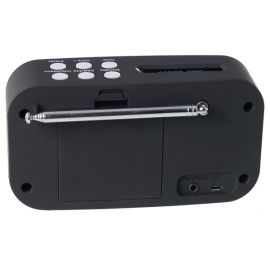 Tiny Audio Ami robuuste portable DAB+ en FM radio, zwart