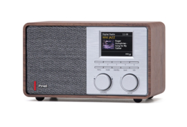 Pinell Supersound 201 DAB+ radio met FM en Bluetooth, walnut