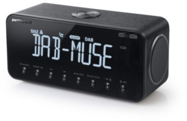 Muse M-196 DBT stereo DAB+ en FM wekker klokradio met groot display en Bluetooth ontvangst