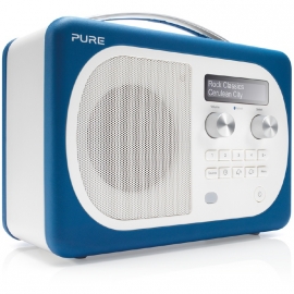 Pure Evoke D4 Mio portable DAB+ en FM radio met Bluetooth, Cerulean