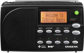 Sangean Traveller 650 (DPR-65) DAB+ en FM radio met presets