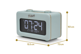 Roberts Revival Rest DAB+ en FM wekker klokradio met Bluetooth, Duck Egg Blue