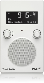 Tivoli Audio Model PAL+BT oplaadbare radio met DAB+, FM en Bluetooth, wit