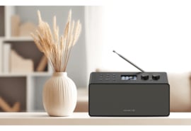 Kenwood CR-ST90S stereo smart oplaadbare radio met DAB+, internetradio, USB, Bluetooth en Spotify