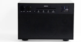 Geneva DeCon M  hi-fi internet, DAB+ en FM radio met Bluetooth en CD speler, wit - zwart