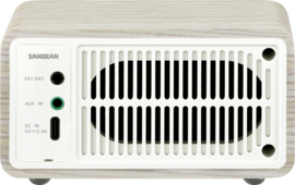 Sangean WR-7 PLUS mini FM radio met Bluetooth ontvangst, Moonlight Oak