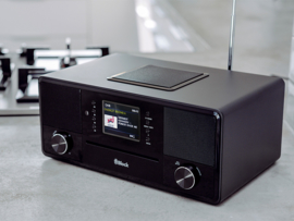 Block SR-50 High End stereo radio met CD, internetradio, DAB+, Spotify, USB en Bluetooth, zwart