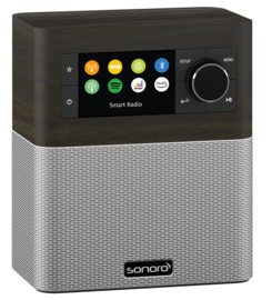 sonoro STREAM X internetradio met DAB+, FM, Bluetooth en USB, oak - silver