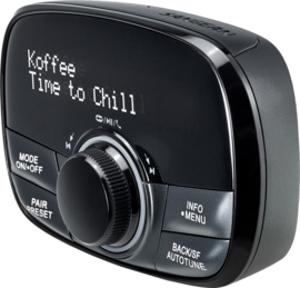 Sangean FMT-02 - GoTune 200 tereo DAB+ auto radio adapter met FM zender en Bluetooth