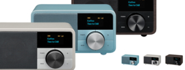 Sangean DDR-7 mini DAB+ en FM radio met Bluetooth ontvangst, glacier silver