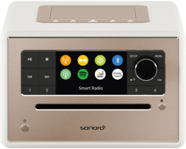 Sonoro Elite X internetradio met DAB+, FM, CD, Spotify en Bluetooth, matwit