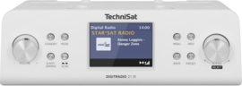 TechniSat DigitRadio 21 IR keuken (onderbouw) radio met internetradio, DAB+ en FM, wit