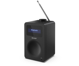 Sharp Tokyo DAB+ en FM radio met Bluetooth en alarmfunctie