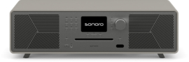 sonoro MEISTERSTÜCK II GEN.2 stereo hifi all-in-one muzieksysteem met CD speler - Sandstone - Satin Grey Limited Edition