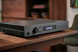 Block V-250 LTD hifi stereo internet tuner versterker met Bluetooth en Spotify, zwart