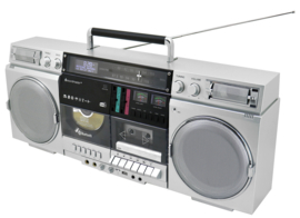 Soundmaster SCD1980 SI jaren 80 stereo retro boombox met CD, DAB+, FM. Cassette en Bluetooth