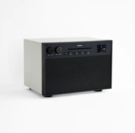 Geneva DeCon M  hi-fi internet, DAB+ en FM radio met Bluetooth en CD speler, wit - zwart