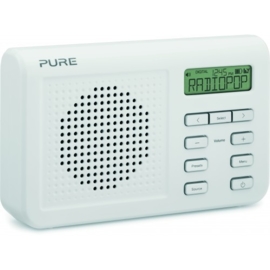 Pure One Mi Series II - mini digitale radio met DAB+ en FM - wit