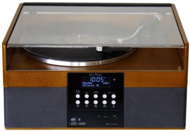 Soundmaster Elite Line PL910 Retro stereo HiFi-systeem met DAB+ radio, CD, platenspeler en Bluetooth