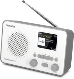 TechniSat TECHNIRADIO 6 IR digitale portable radio met DAB+, FM en internet, wit