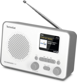 TechniSat TECHNIRADIO 6 IR digitale portable radio met DAB+, FM en internet, wit, OPEN DOOS