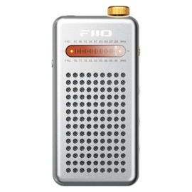 FIIO RR13 ultra compacte oplaadbare FM stereo radio, zilver