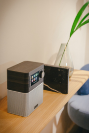 Sonoro STREAM internetradio met DAB+, FM, Bluetooth en USB, Bog Oak - Silver