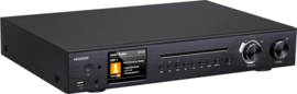 NOXON A 571 CD hifi stereo tuner met FM, DAB+, Bluetooth, USB, CD, Spotify en internetradio, zwart