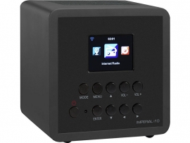 Imperial i10 internetradio + USB, zwart