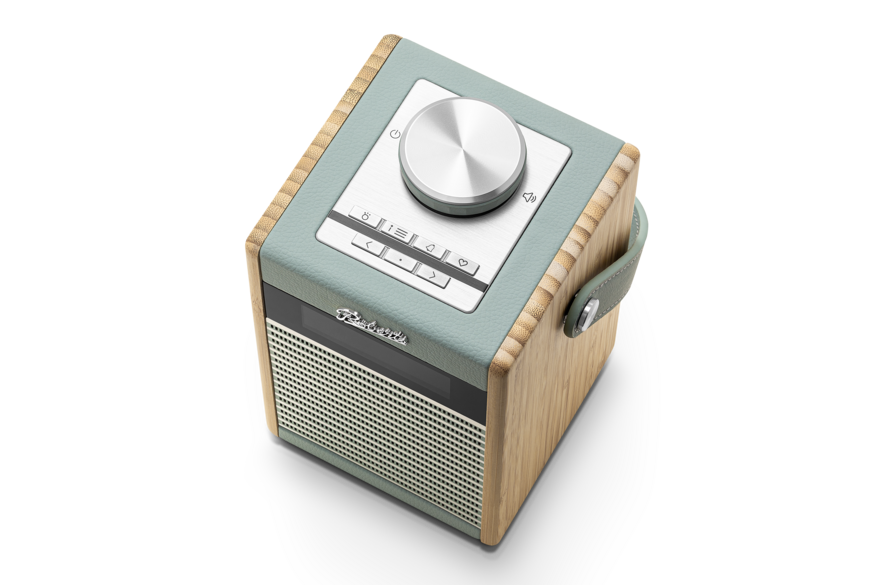 Roberts Rambler Midi portable retro DAB+ radio met FM en Bluetooth, Duck Egg