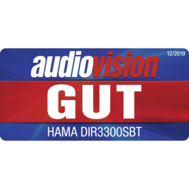 Hama DIR3300SBT stereo hybride digital radio met internet, DAB+, FM en Bluetooth, wit