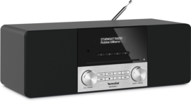 TechniSat DIGITRADIO 3 stereo tafelradio met DAB+ digital radio, FM, Bluetooth, CD-speler en USB, zwart