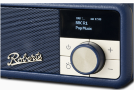 Roberts Revival Petite mini DAB+ en FM radio met Bluetooth ontvangst, Midnight Blue, OPEN DOOS